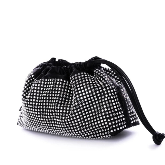 NIP JULES KAE JK108 Brea Black Crystal Crossbody Bag with Dust Bag - Picture 6 of 12
